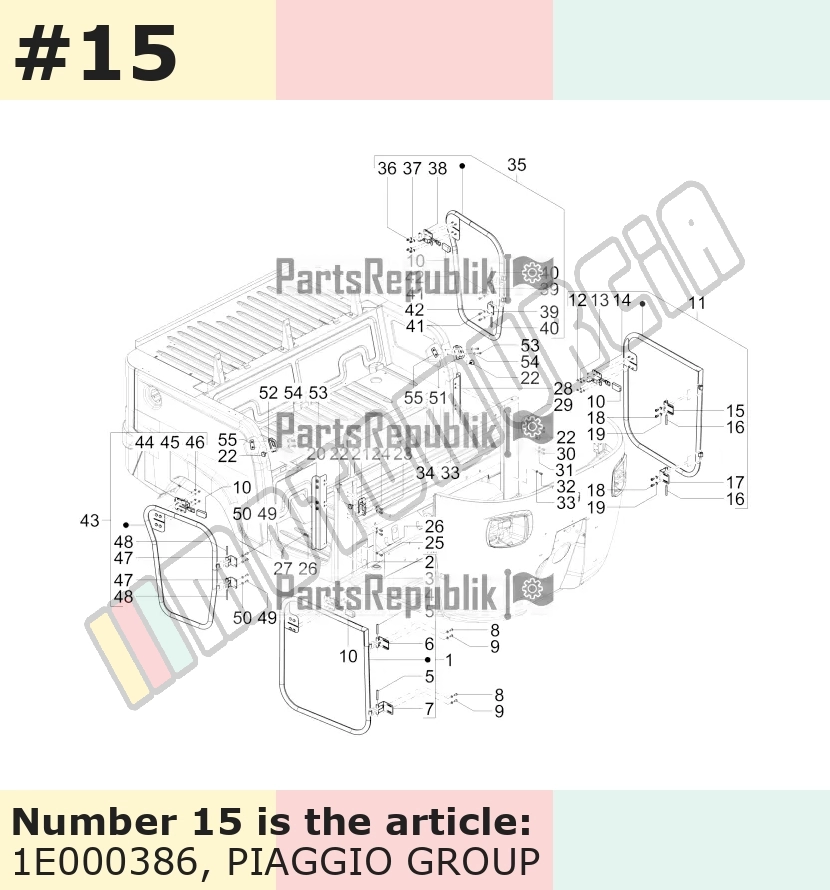 Hinge right, front