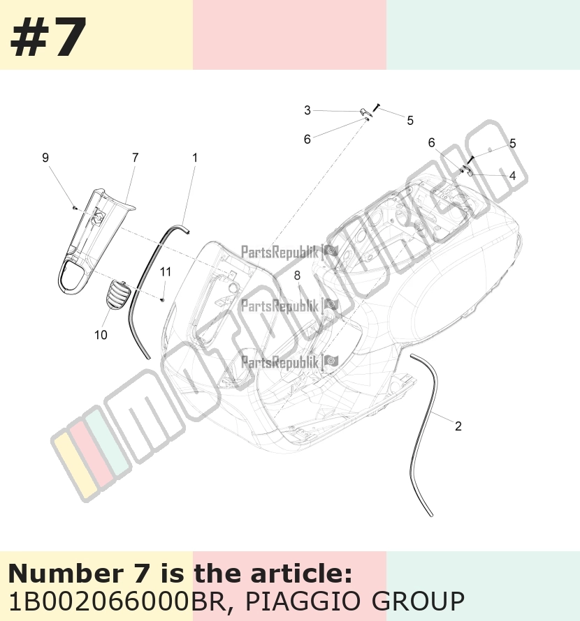 Cascade, blanc, Suffixe et code couleur Piaggio: BR_blanc montebianco / innocenza / 544, APAC (Asie)