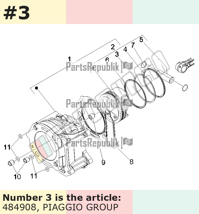 Segment Ø 72,00 mm, Epaisseur: 1,00 mm