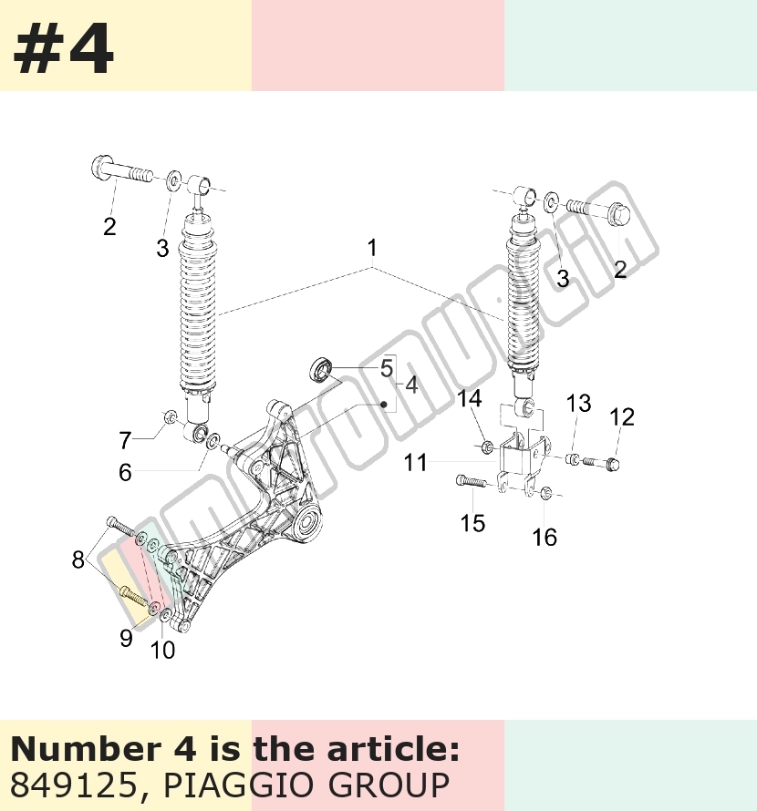 Bras oscillant