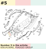 Verkleidung, links, rot, Suffix: RE_cherry red 806/A