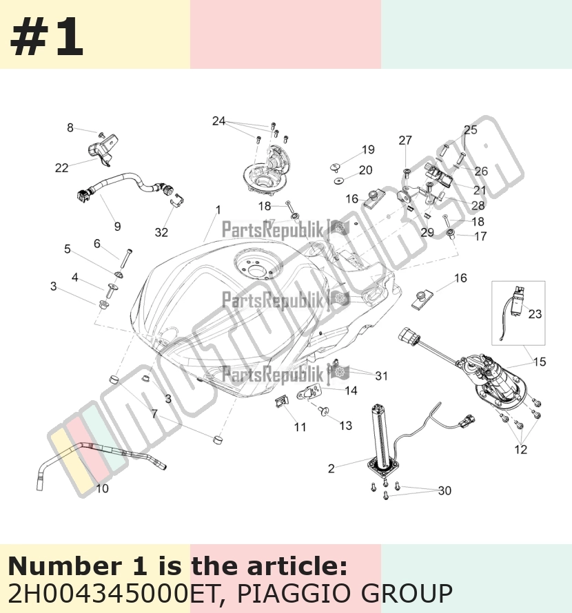 Benzintank grau, Suffix: ET_grey tarmac