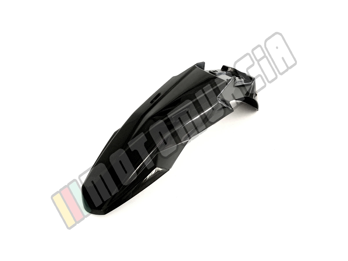 Mudguard without decals, front, black