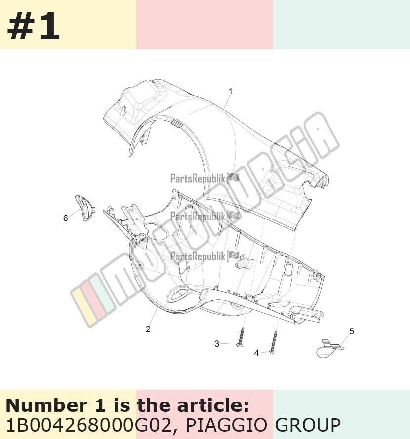 Lenkerverkleidung, oben, grau, Suffix: G02_grey blue matt