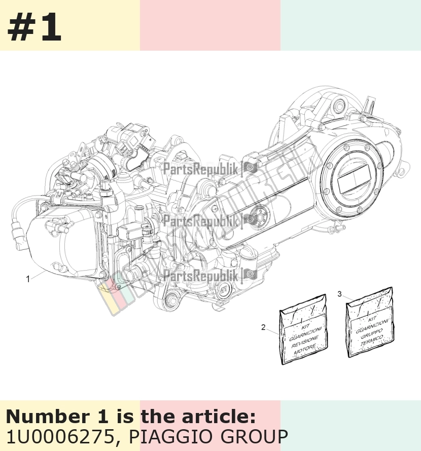 Engine 50 CCM, 4T 3V, Euro 5