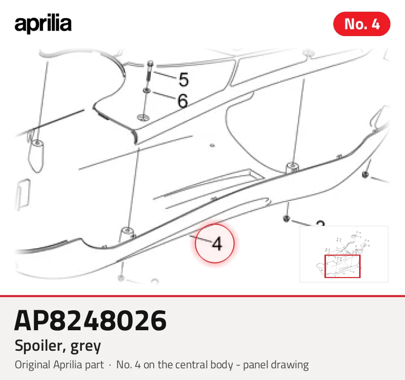 Spoiler, grau