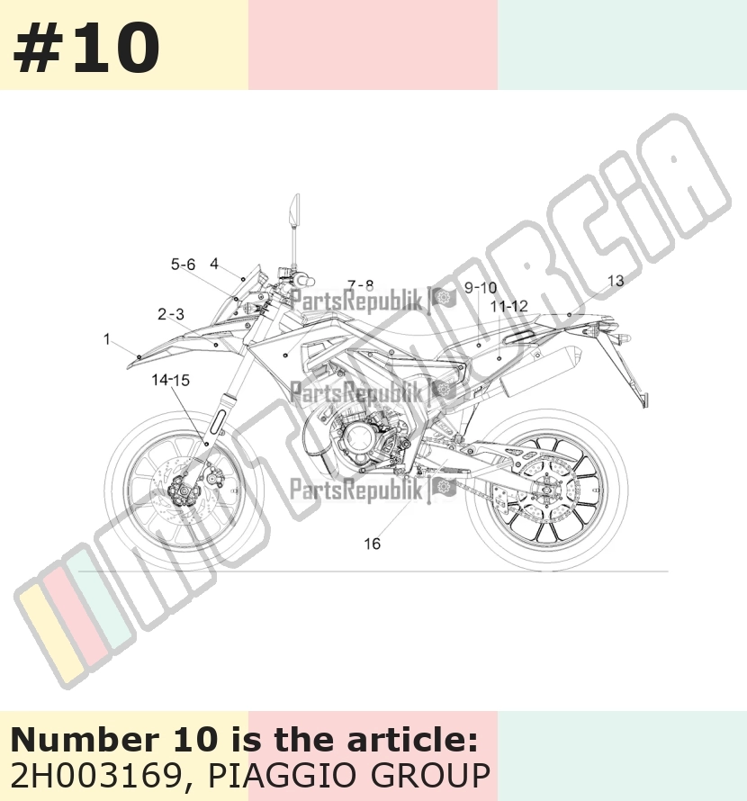Dekor, Motiv: 110 th, links