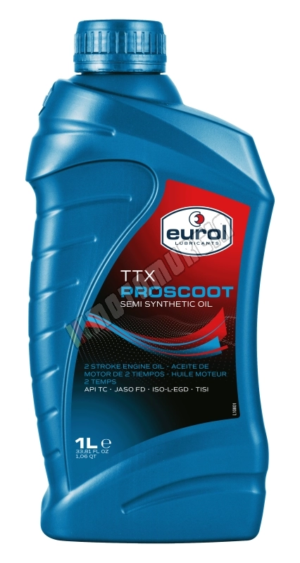 Motoröl 2 Strich 1 L, TTX Proscoot, Semisynthese, API TC