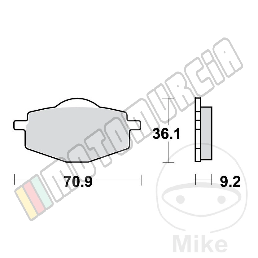 TRW Altn Standard-Bremsbeläge 7328446