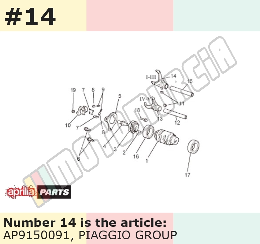 Shift Fork 1st-3rd Gear