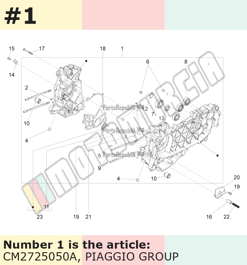 Kurbelwellengehäuse Kat. 1