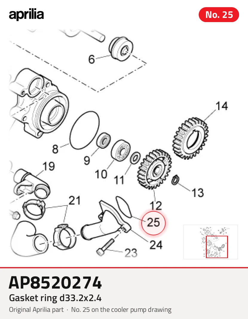 Dichtring d33.2x2.4
