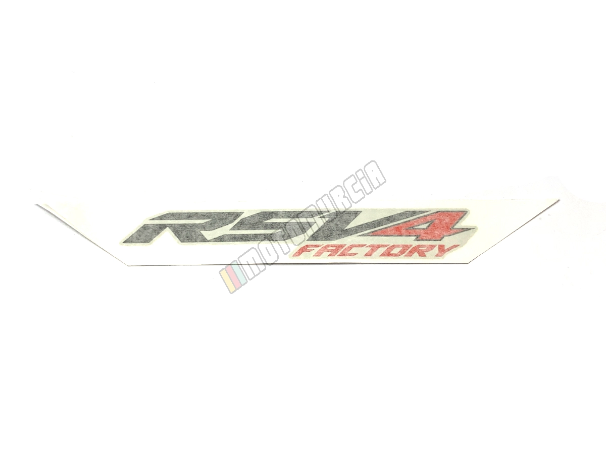 Napis, motyw: fabryka RSV4