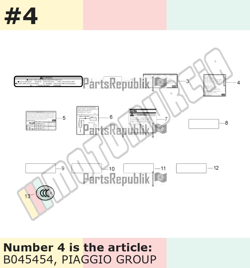 Aufkleber, Motiv: Emission control