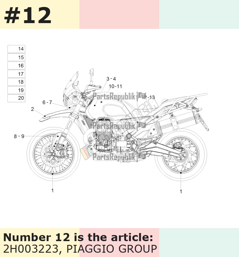 Schriftzug, Motiv: V85TT, rechts