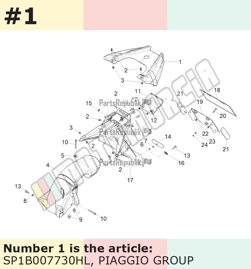 Heckverkleidung, grau, Suffix: HL_grau 700/C