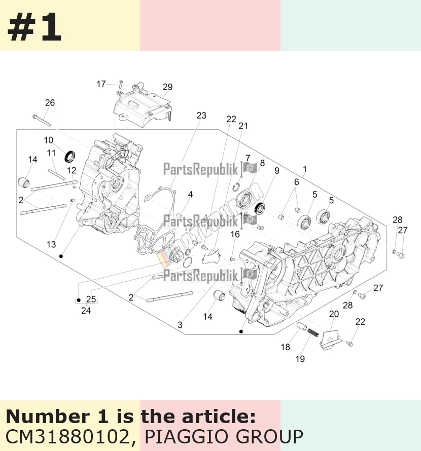 Kurbelwellengehäuse Kat. 2