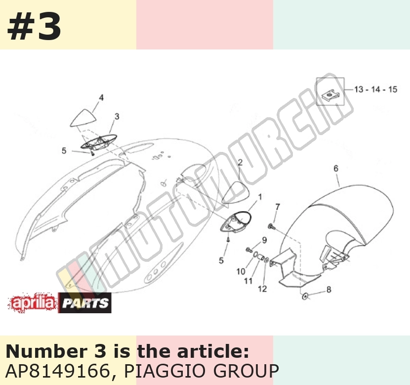 Bracket for indicators, right