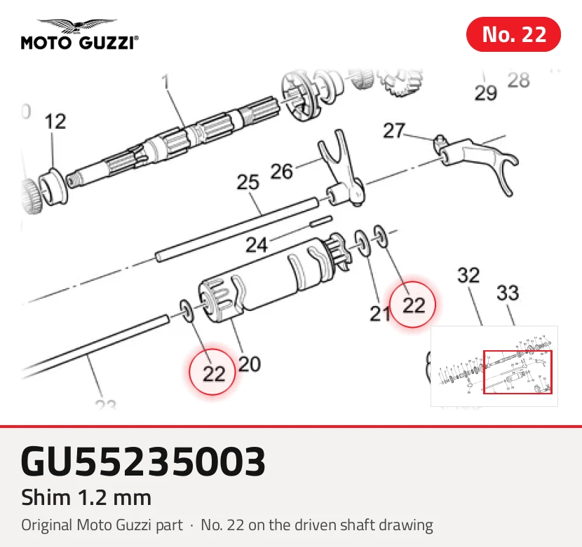 Cuña 1,2 mm