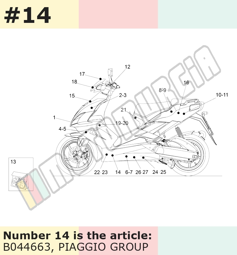 Autocollant, Motif: Racing