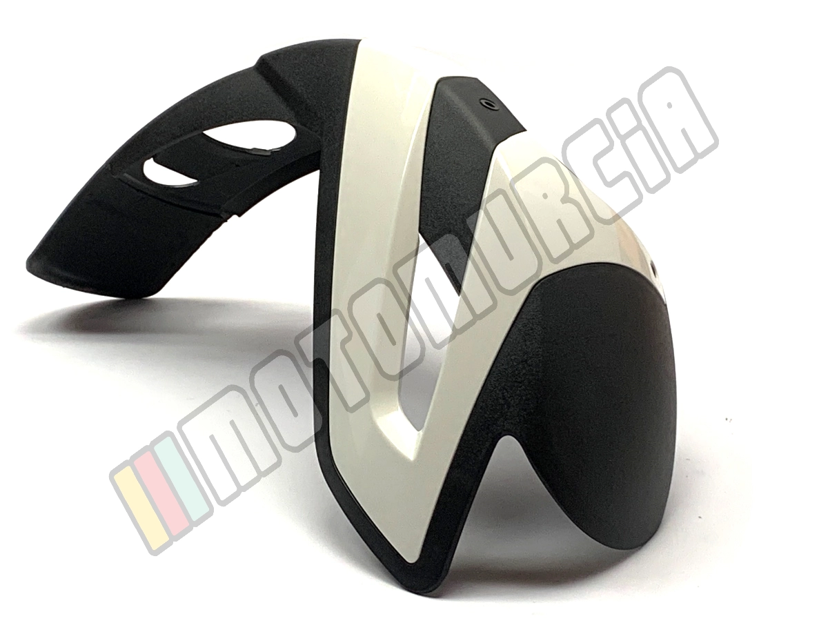 Garde-boue droit, blanc, Suffixe et code couleur Piaggio: BR_blanc montebianco / innocenza / 544