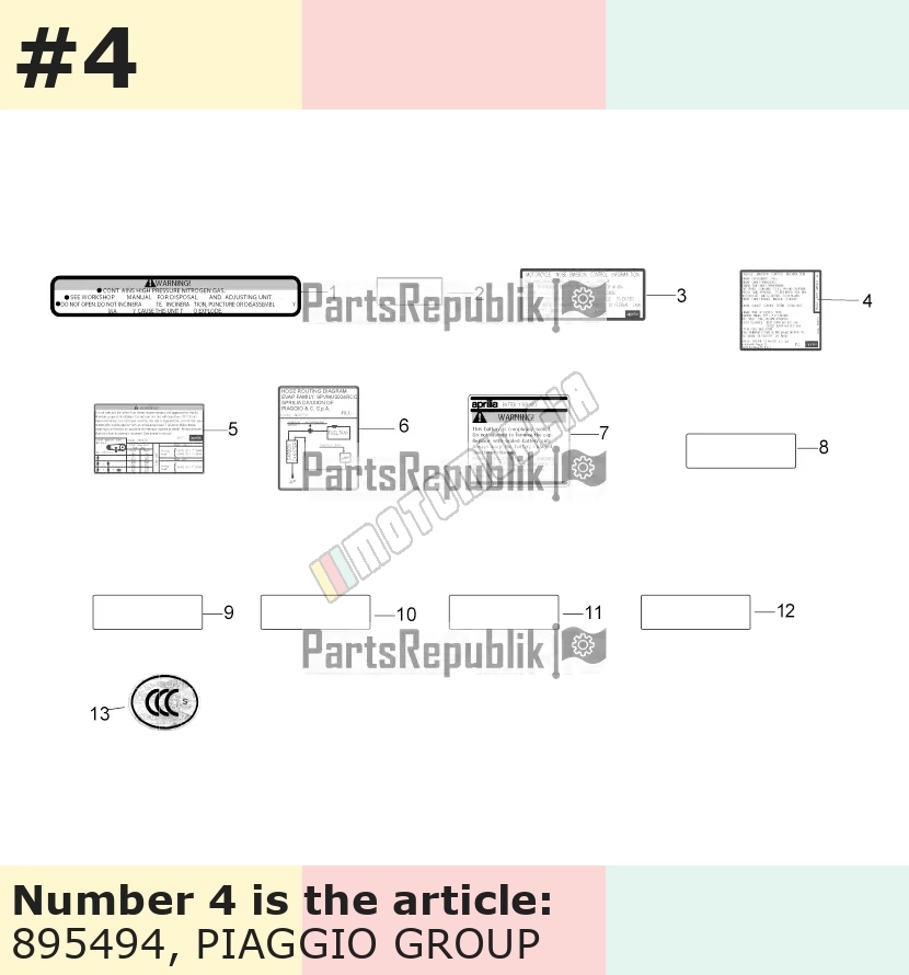 Aufkleber, Motiv: Emission control