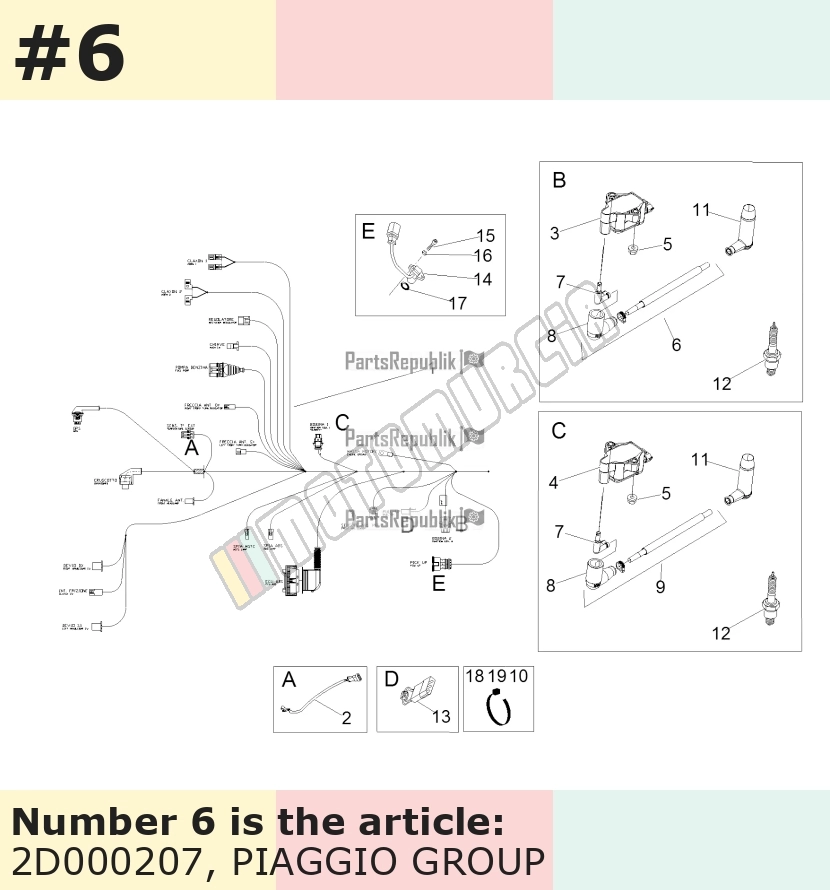 Zündkabel Länge: 47,0cm