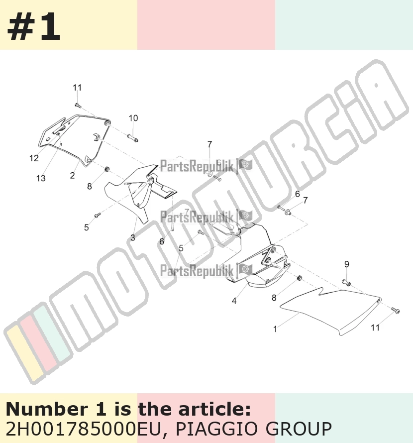 Verkleidung, links, grau, Suffix: EU_grigio pulsar 711/B