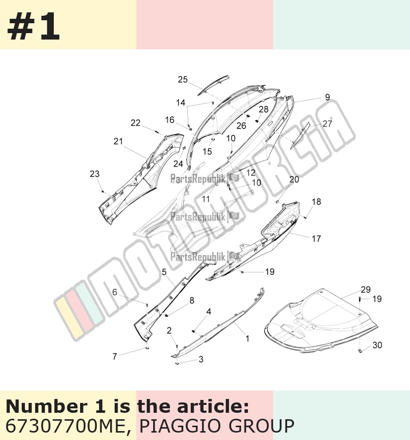 Spoiler, links, braun, Suffix: ME_braun 130/A