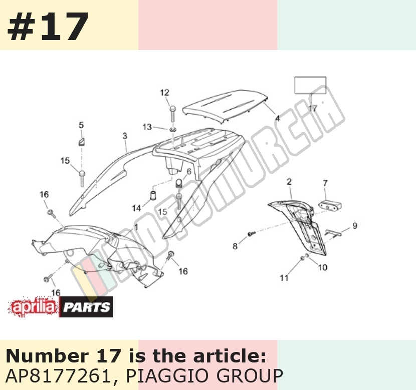 Aprilia dataplate 75x28