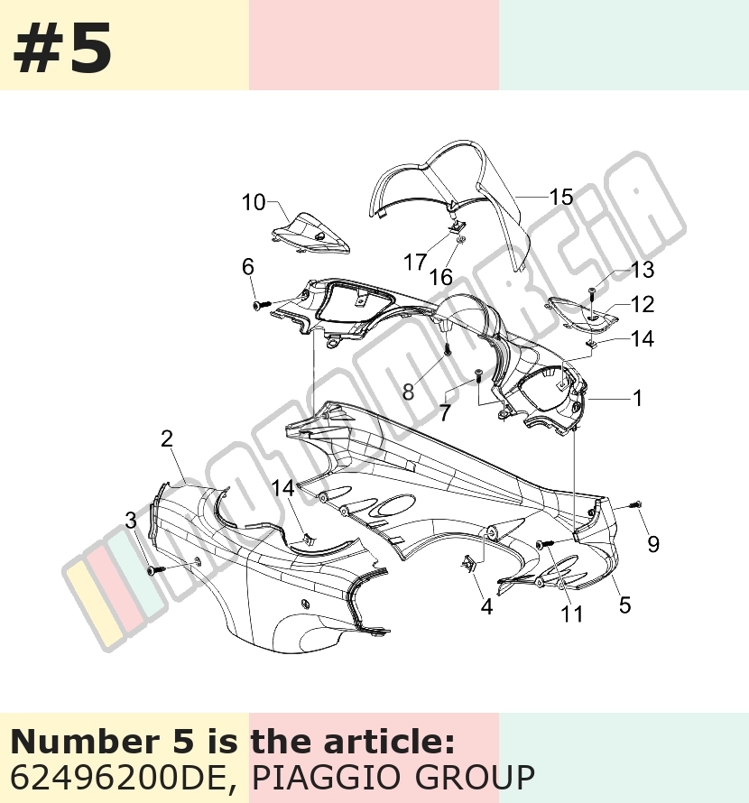 Handlebar Fairing, front, blue, Suffix: DE_blue midnight 222/A