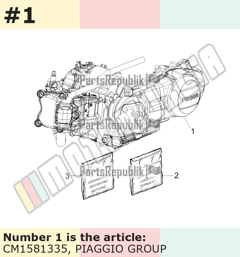 Motor 125 ccm, 4T 4V, ABS-Version, Euro 3