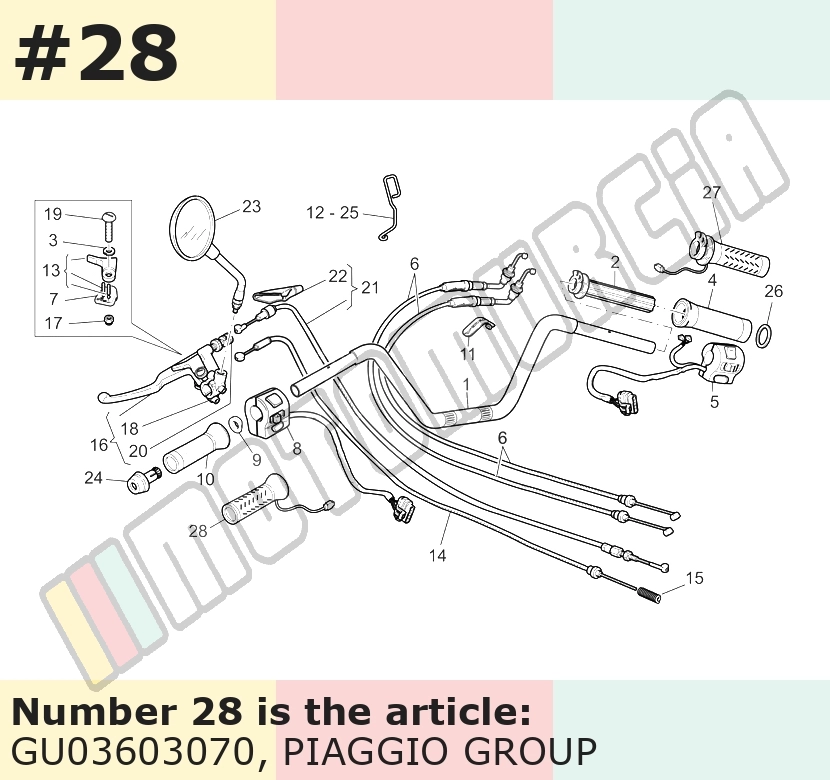 Clutch Handle heatable, left