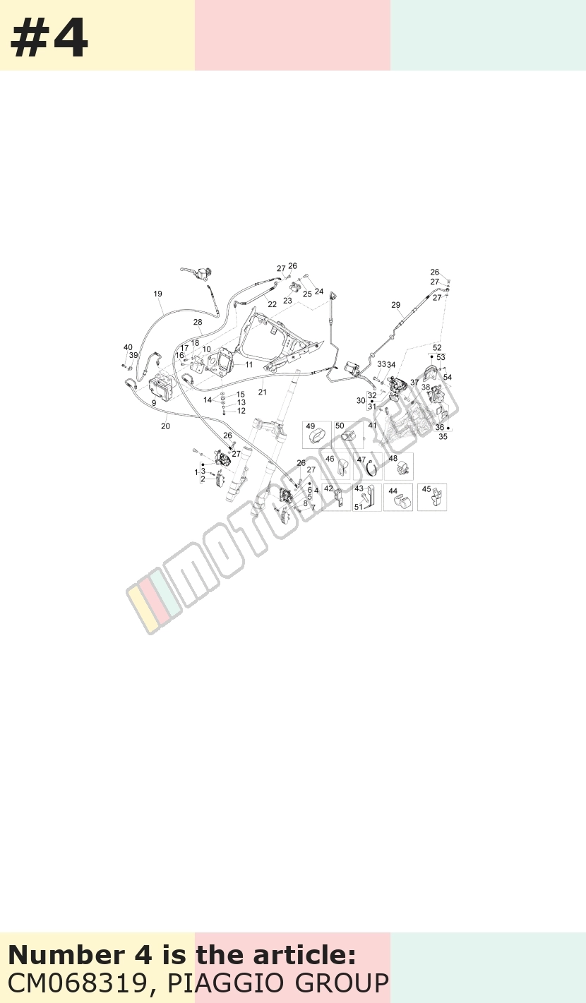 Brake Caliper front, left