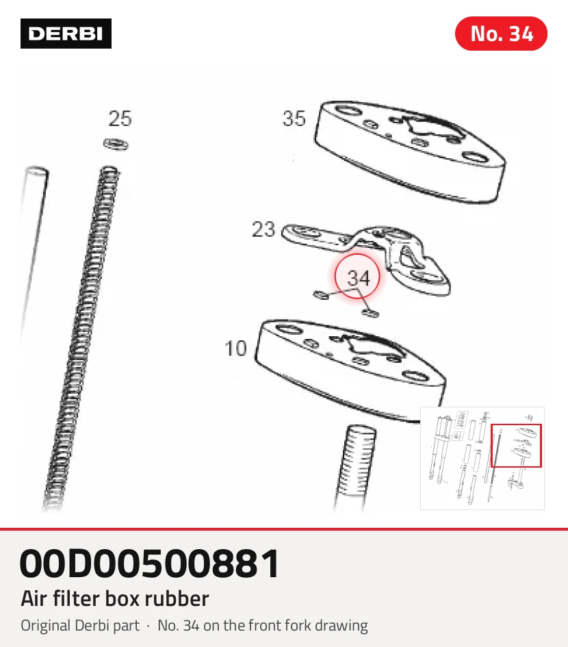 Luchtfilterkast rubber