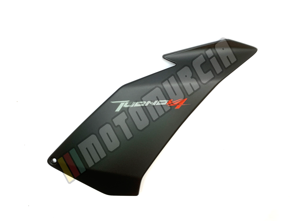Cache/entourage/habillage, droit, noir, Suffixe et code couleur Piaggio: NI_noir mat meteor 80/B