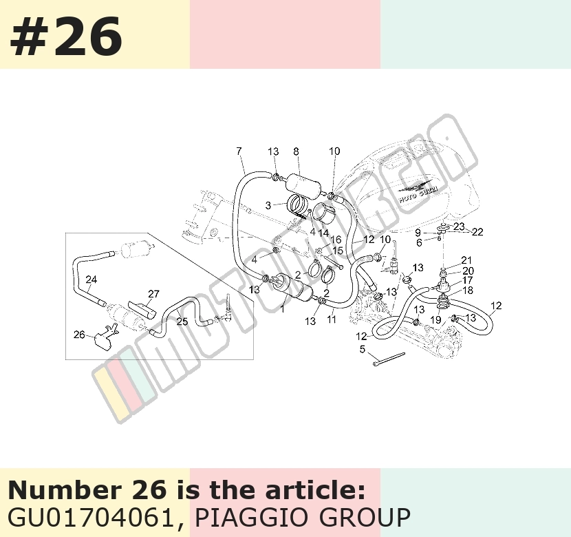 Bracket for fuel filter