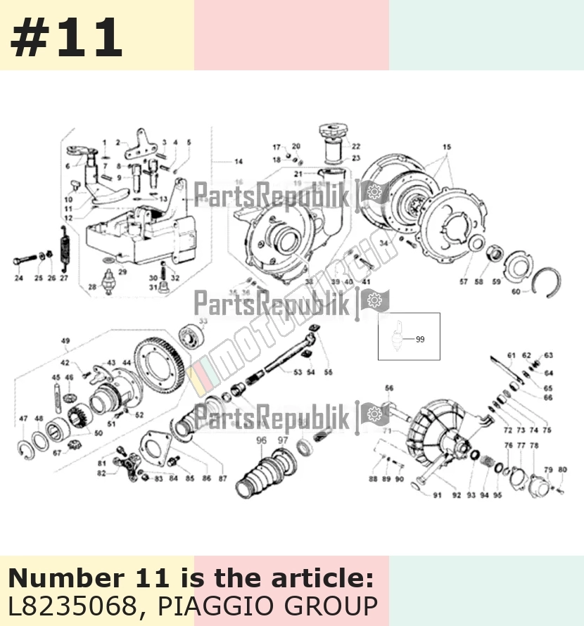 Bras oscillant
