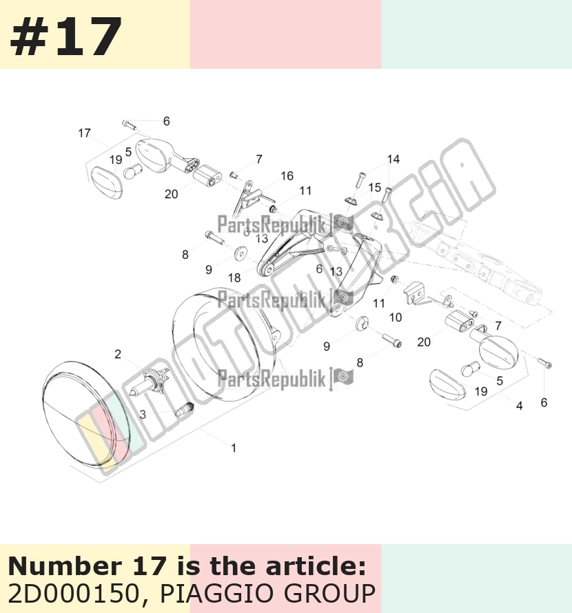Indicator front, right
