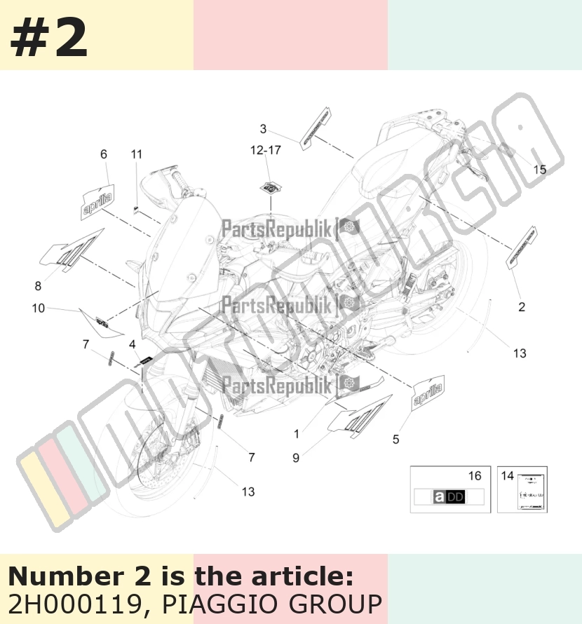 Dekor, Motiv: Caponord 1200, links