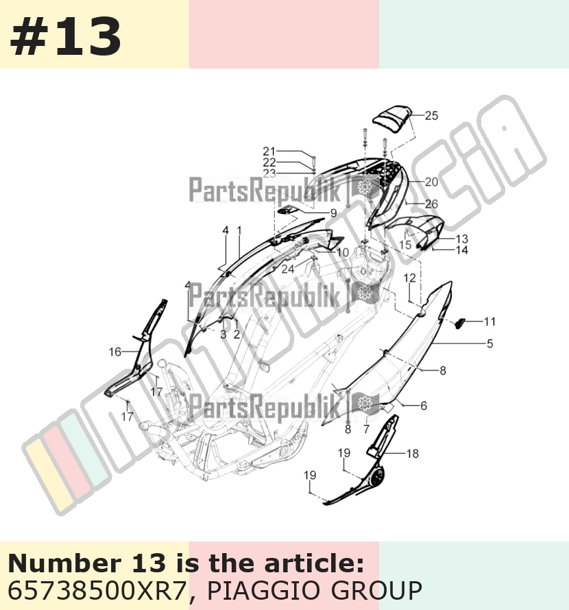 Abdeckung, rot, Suffix: XR7_rot ibis 854/A