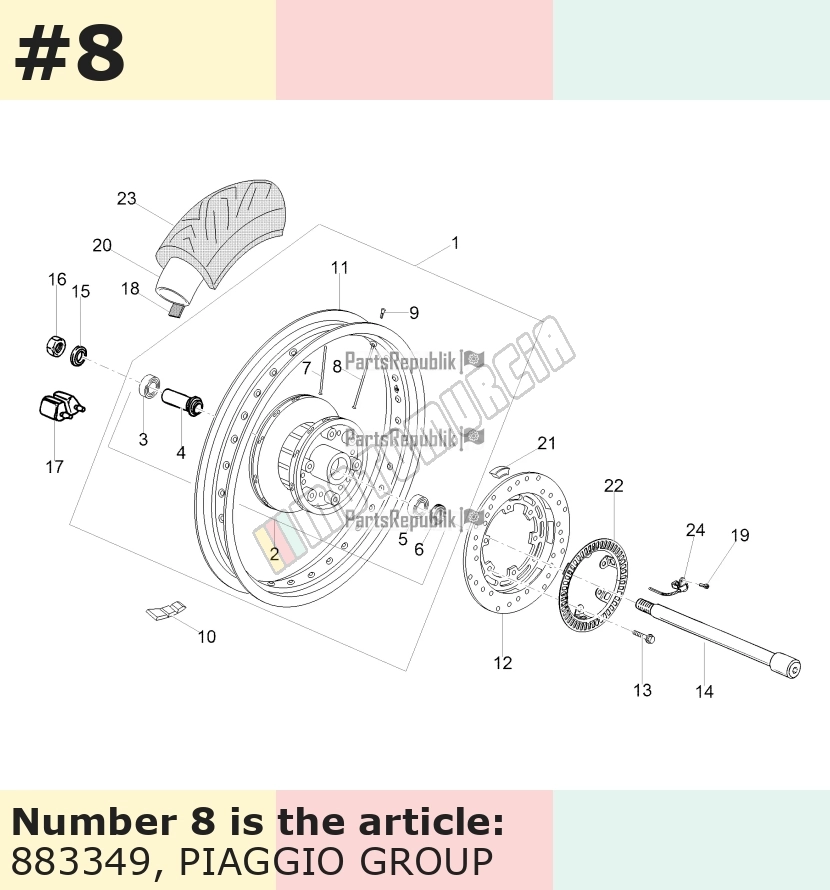 Speiche Länge: 15,8cm