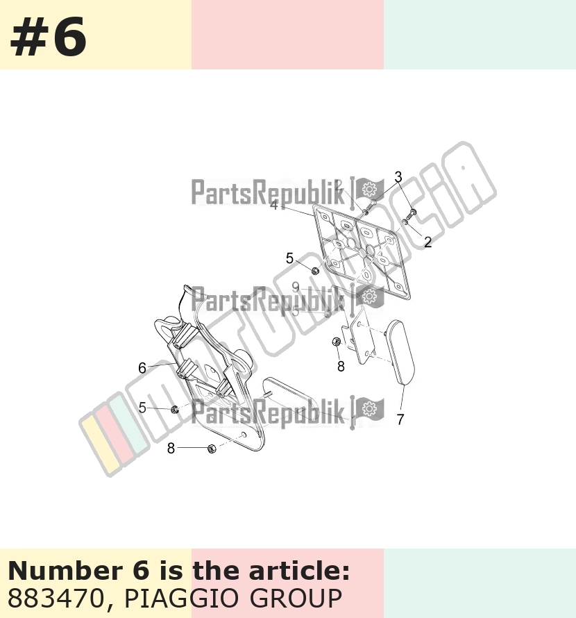 Support plaque d'immatriculation
