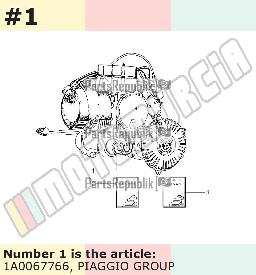 Motor 125 2s e3 vespa px
