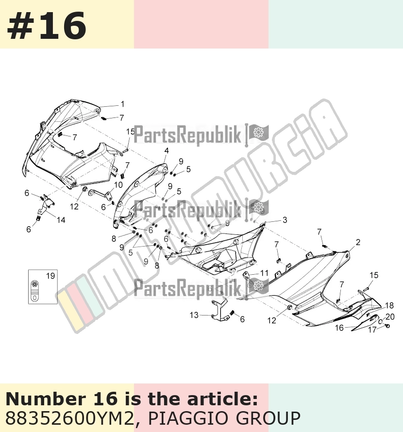 Trappe d'inspection, gauche, beige