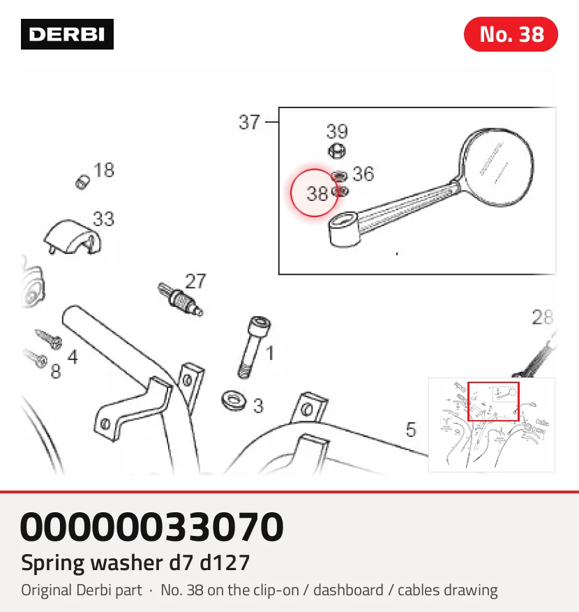 SPRING WASHER D7 D127
