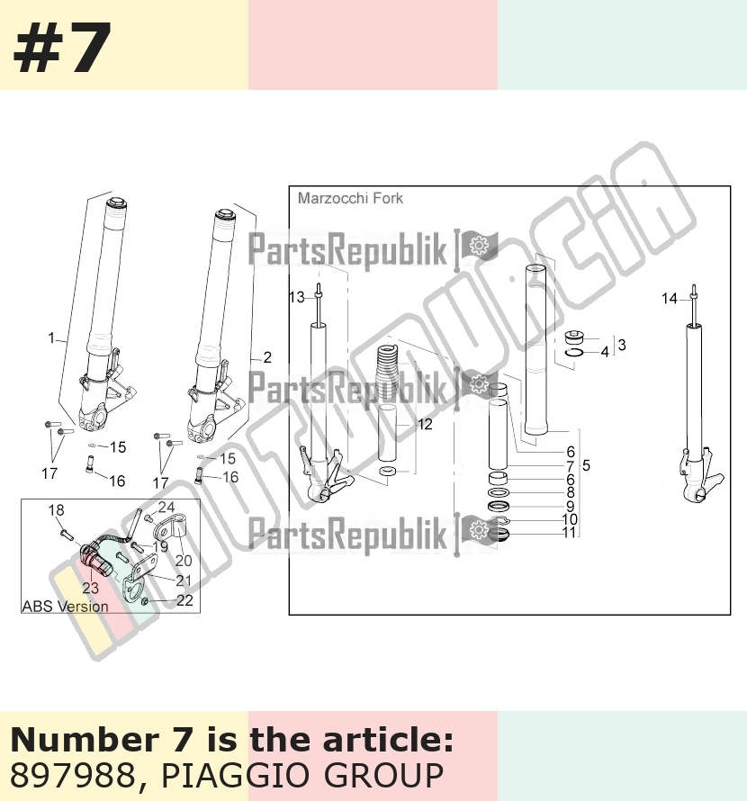 Tube de fourche