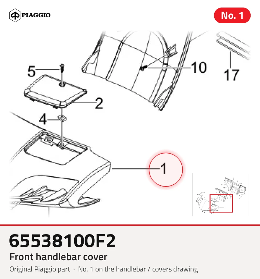 FRONT HANDLEBAR COVER