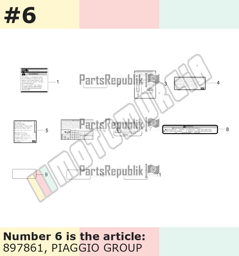 Autocollant, Motif: pression des pneus