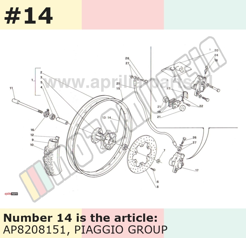 Spoke Front, longitud: 24,0 cm, espesor: 3,00 mm, ángulo: 95 °